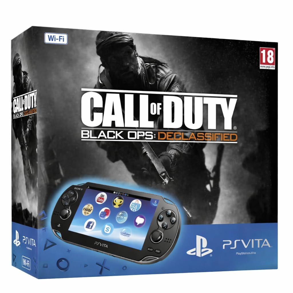 Sony Playstation Vita Wifi Console With Call Of Duty Black
